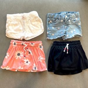 Lot: 2T Cat & Jack girls shorts